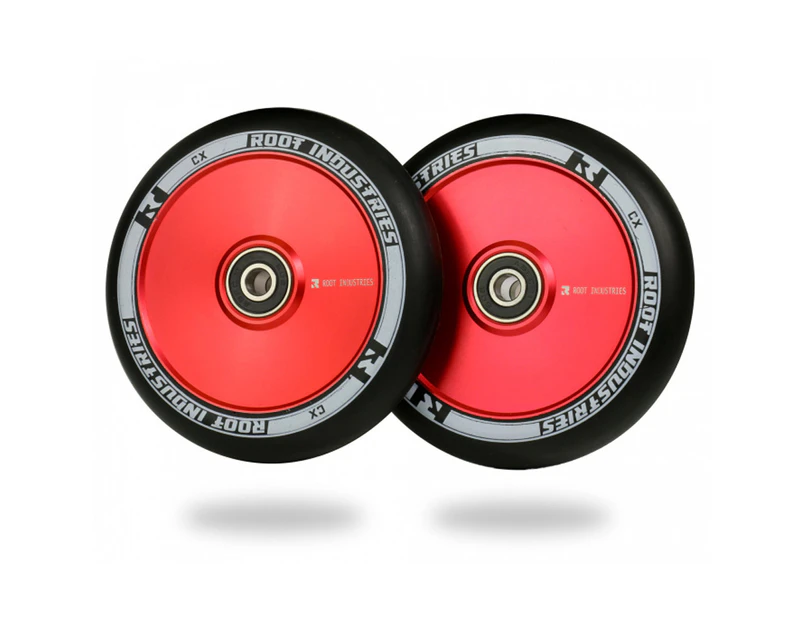Root Industries Air 110mm Scooter Wheels - Black Red (Set of 2) - Red