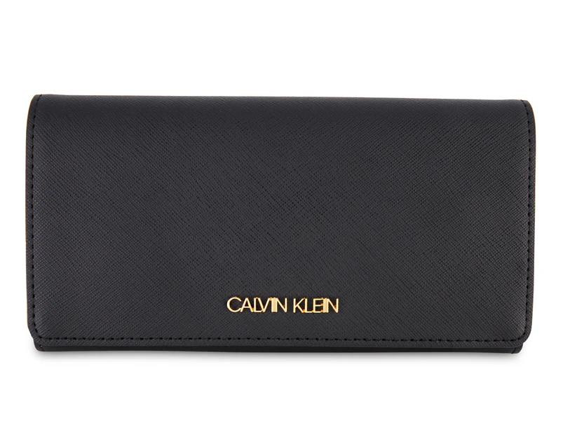 Calvin Klein Classic Trifold Wallet - Black