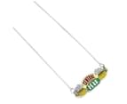 Friends Silver Plated Central Perk Logo Pendant Necklace 1
