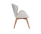 Replica Arne Jacobsen Swan Chair | Walnut Legs - Light Grey Fabric