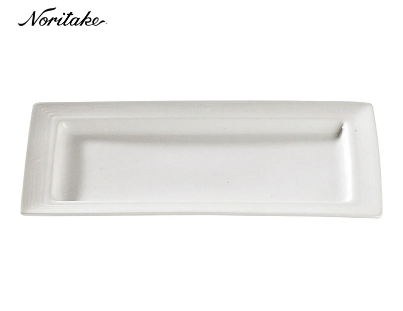 Noritake 31cm Arctic White Rectangular Plate - White