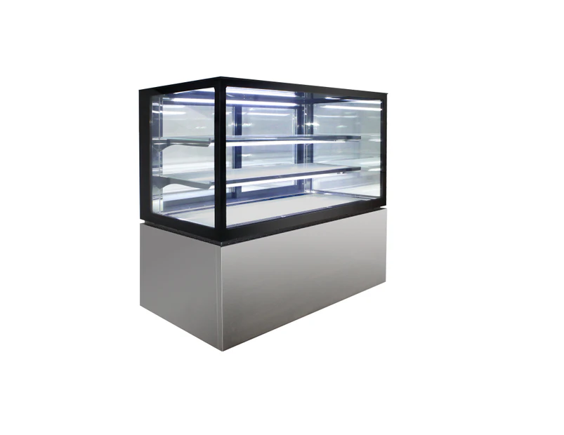 Anvil Salad Showcase 1200 ICE-DSS3840 Cake Display Fridges - Black/Stainless Steel