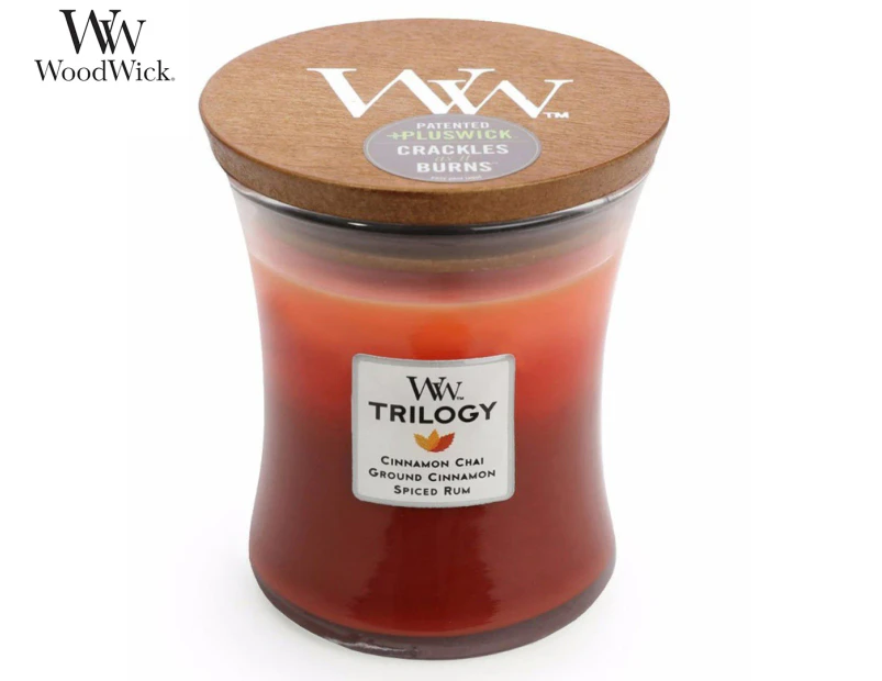 WoodWick Exotic Spices Trilogy Medium Scented Candle 275g