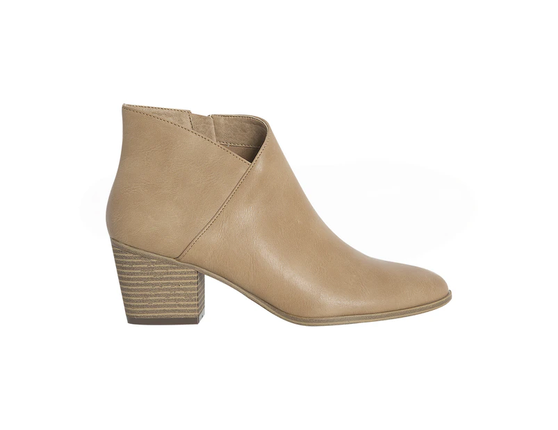 Boycott Vybe Zip Up Ankle Boot Women's - Natural