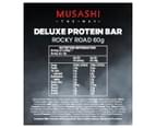 12 x Musashi Deluxe Protein Bars Rocky Road 60g 5