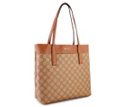 Nine West Ginelle Tote Bag w/ Removable Pouch - Mocha