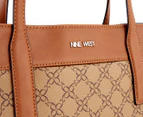 Nine West Ginelle Tote Bag w/ Removable Pouch - Mocha