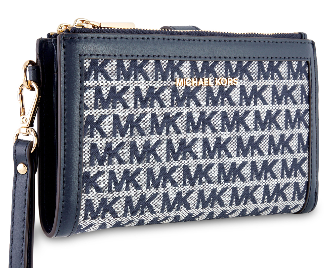 Michael Kors Jet Set Double-Zip Wristlet / Wallet - Ivory/Multi |  