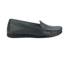 Fleet & Foster Womens Tiggy Leather Loafers (Green) - FS7387