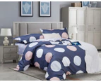 Circles Quilt/Doona/Duvet Cover & 2 Pillowcases Set(Queen/King /Super King Size Bed) M431