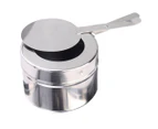 SOGA 6L Round Chafing Stainless Steel Food Warmer with Glass Roll Top