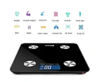 SOGA 2X Wireless Bluetooth Digital Body Fat Scale Bathroom Health Analyser Weight Pink