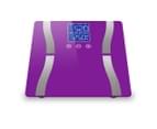 SOGA Glass LCD Digital Body Fat Scale Bathroom Electronic Gym Water Weighing Scales Purple 3
