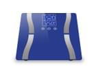 SOGA Glass LCD Digital Body Fat Scale Bathroom Electronic Gym Water Weighing Scales Blue 3