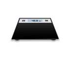 SOGA 180kg Electronic Talking Scale Weight Fitness Glass Bathroom Scale LCD Display Stainless