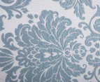 Daniel Brighton Jacquard King Bed Quilt Cover Set - Blue