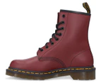 Dr. Martens Unisex 1460 8 Eye Lace-Up Boots - Cherry Smooth