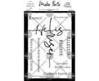 Maker Forte Cultured Collection Clear Stamps 4in x 6in  - He Is Risen