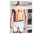 Calvin Klein Men's Variety Waistband Cotton Stretch Boxer Briefs 3-Pack - Black 6
