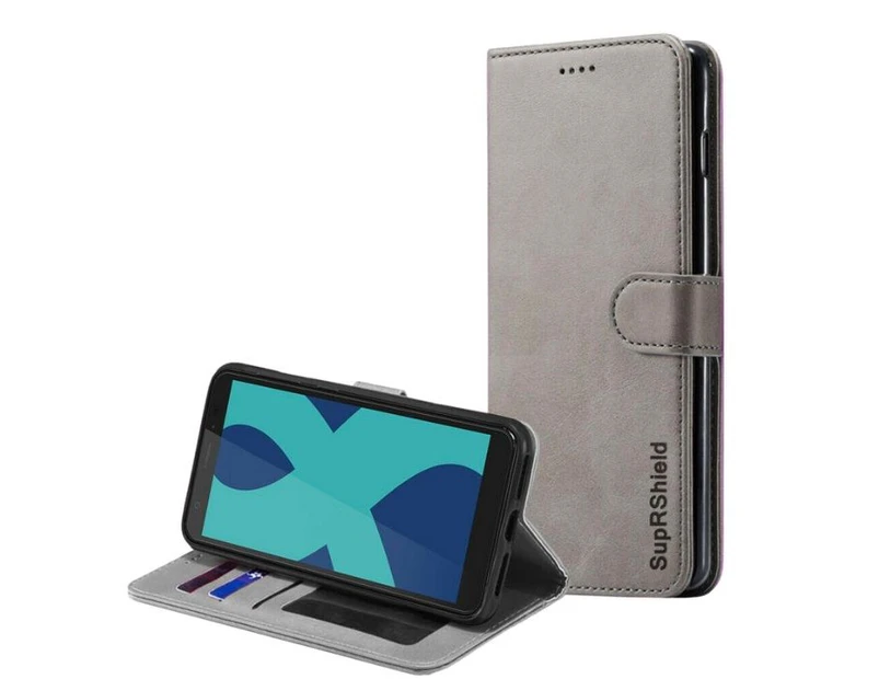 Wallet case for Optus X Power 2-Grey