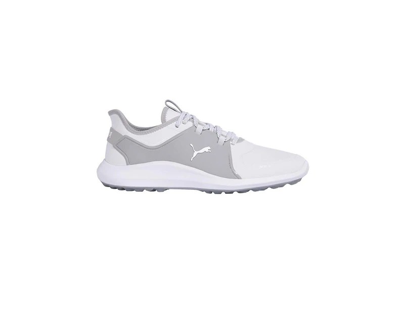 Puma IGNITE Fasten8 Golf Shoes - Puma White/Silver/High Rise -  Mens Synthetic