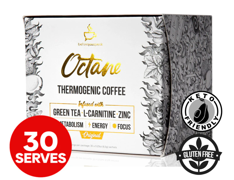 Before You Speak Octane Thermogenic Coffee 30 Serves