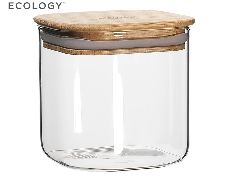 Ecology 10.5cm Pantry Square Canister w/ Bamboo Lid