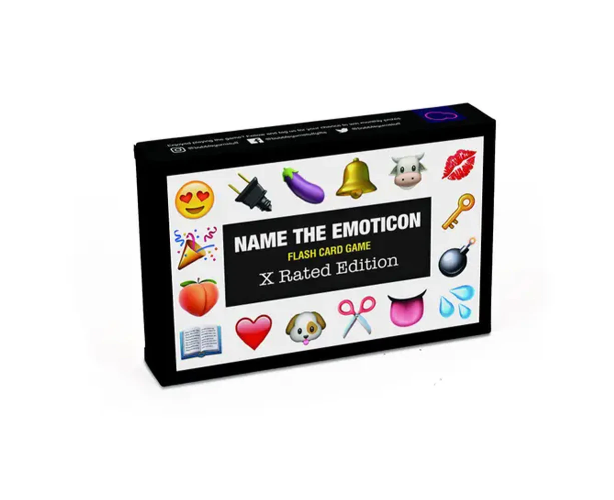 Bubblegum Stuff Name The Emoticon Flashcard Game Guessing Trivia X Rated 18y+