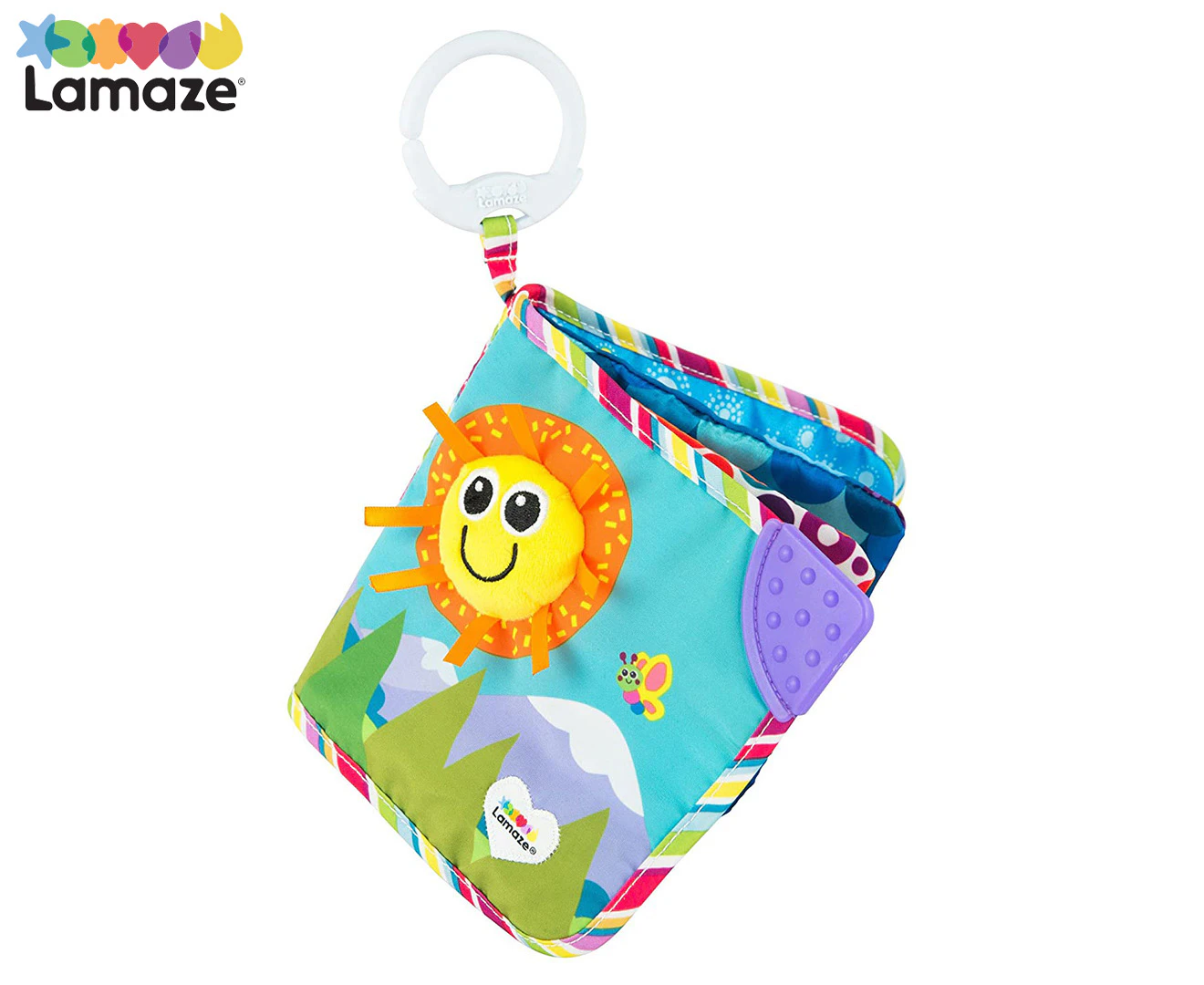 Lamaze Friends Soft Colourful Activity Baby Book Rattles/Squeak/Crinkle Sound 0+