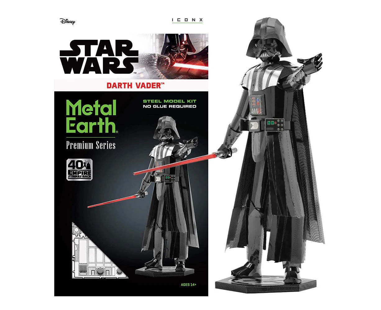 Metal Earth Iconx Star Wars Darth Vader Model Kit