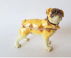 Pug Dog TREASURED TRINKET BOX Pet Animal Ornament Home Decor Figurine