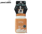 Paws & Claws Mutt Milk Plush Dog Toy - Coffee