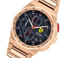 Scuderia Ferrari Men's 44mm Aspire Chronograph Stainless Steel Watch - Blue/Rose Gold