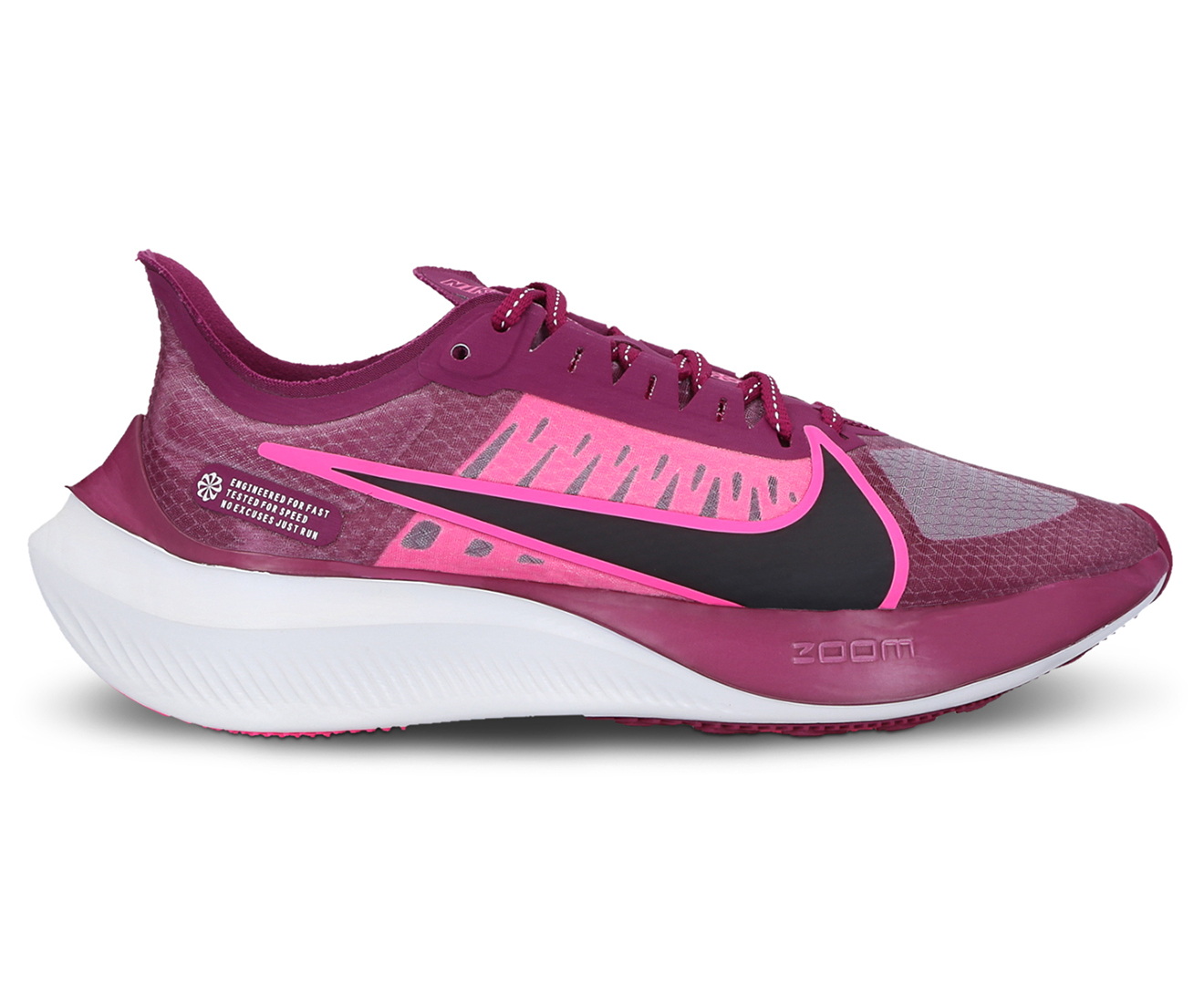 Nike Women's Zoom Gravity Running Shoes - True Berry/Black/Pink Blast ...