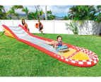 Intex 5.6m Inflatable Racing Fun Slide/Surf Riders Kids Outdoor Water Toy 6y+