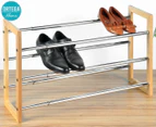 Ortega Home 3-Tier Expandable Shoe Rack