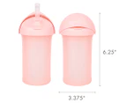 Boon 270mL Swig Straw Cup - Pink