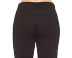 DKNY Sport Women's Two Tone Logo Drawcord Jogger Trackpants / Tracksuit Pants - Black