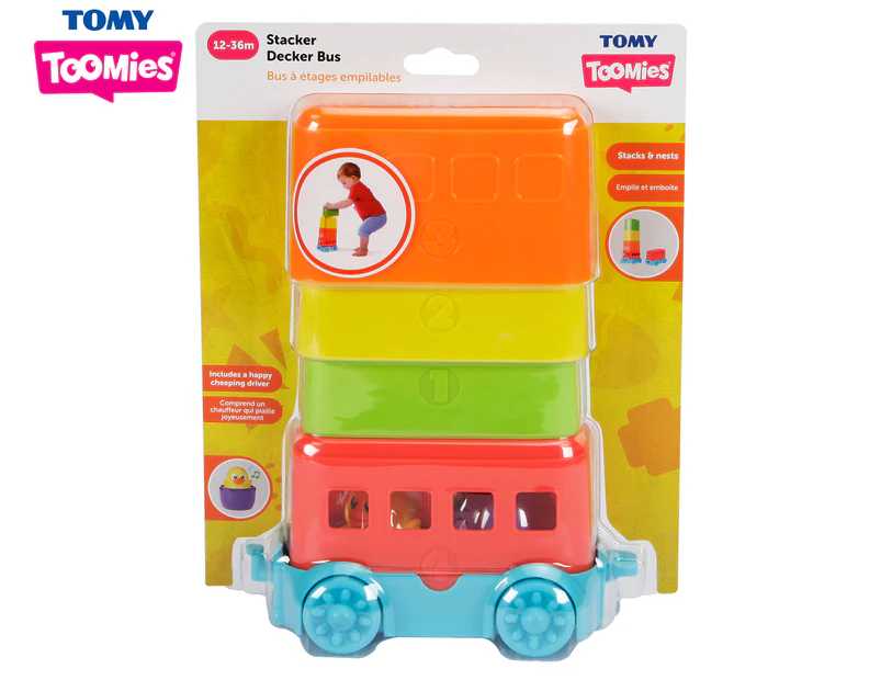 Tomy Toomies Stacker Decker Bus Toy