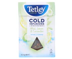 3 x 14pk Tetley Cold Infusions Mint, Lemon & Cucumber 31.5g