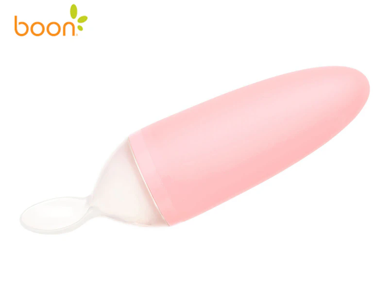Boon Squirt Baby Food Dispensing Spoon - Blush Pink