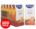 5 x 20pk Tetley Twist Tea Bags Cinnamon Orange & Rooibos 40g
