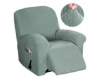 Super Stretch Recliner Sofa Cover 1-Piece Thick Soft Jacquard Recliner Slip Cover Recliner Chair Covers Slip Covers, Sage 1