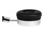 SWAMP T23 On-Ear Bluetooth Headphones Metal Earphone Wireless Headset Silver - Black/Silver