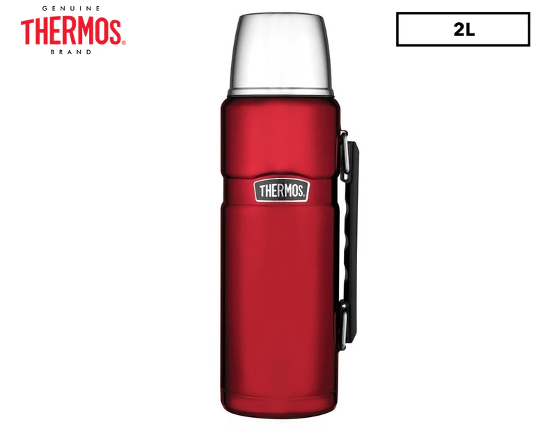 Thermos 2L King Vacuum Insulated Flask - Red
