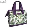 Sachi Jungle Friends Insulated Lunch Bag - Purple/Green 1