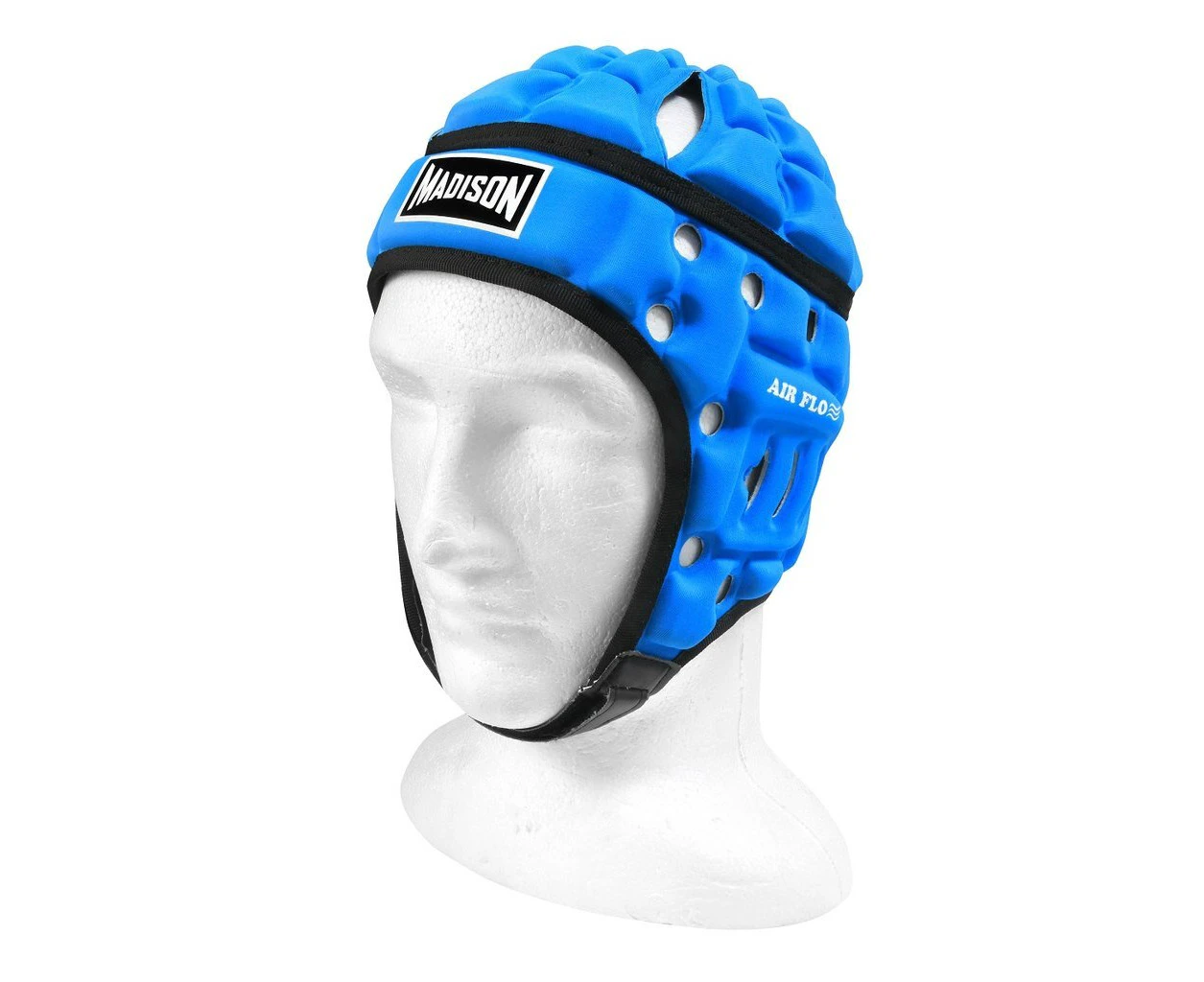 Madison Air Flo Neon Headgear Neon Blue [Size: Medium 57cm]