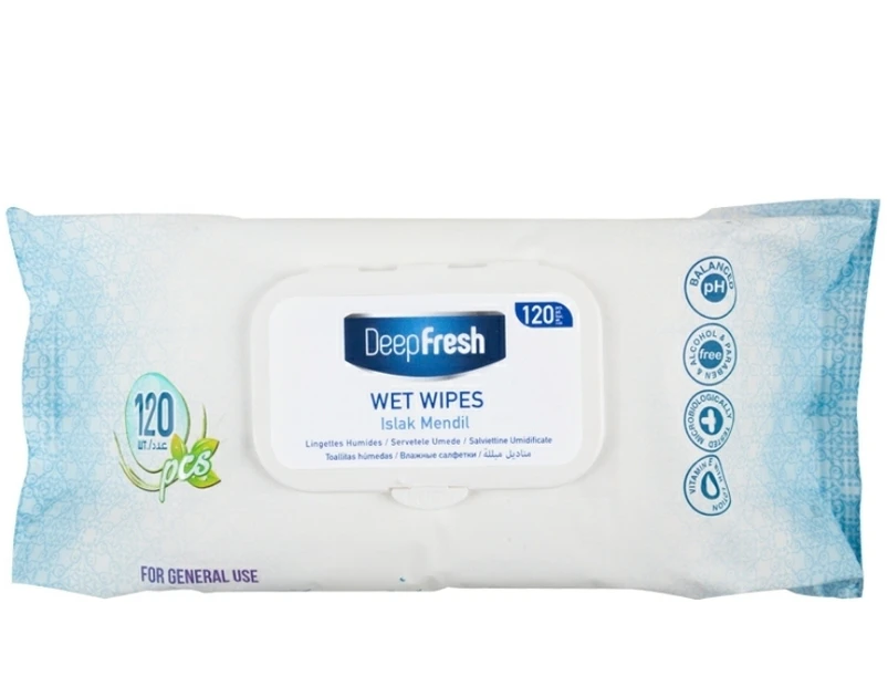 Deep Fresh Hygenic Wet Wipes Pack of 120