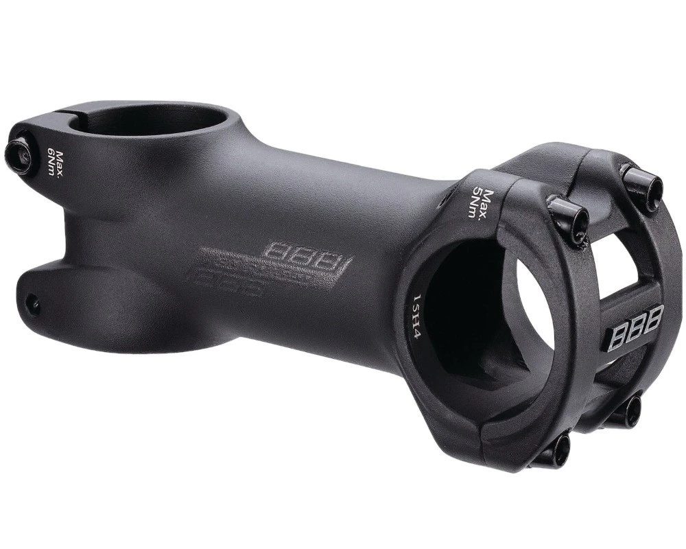 BBB BHS-08 RoadForce 2 100mm Road Stem +/-6D 31.8mm Bar - Black Bike Stem - Black