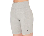 Nike Women's Leg-A-See Bike Shorts - Dark Grey Heather